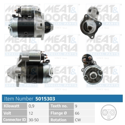 MEAT & DORIA Starter 5015303 for VOLVO RENAULT