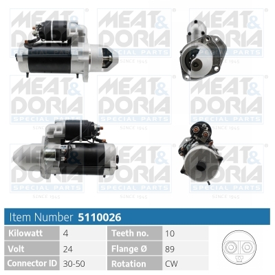 MEAT & DORIA 5110026 for IVECO LANCIA NISSAN