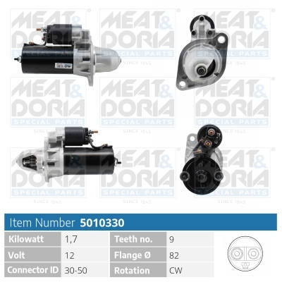 MEAT & DORIA Starter 5010330 for VAG DAF