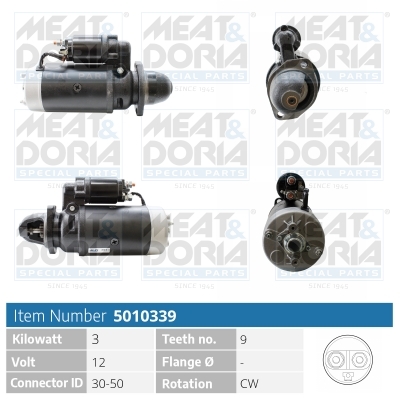 MEAT & DORIA Starter 5010339 for STEYR INTERNATIONAL
