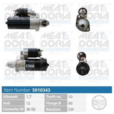MEAT & DORIA Starter 5010343 for STEYR MERCEDES-BENZ