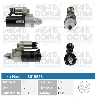 MEAT & DORIA Starter 5010515 for MERCEDES-BENZ