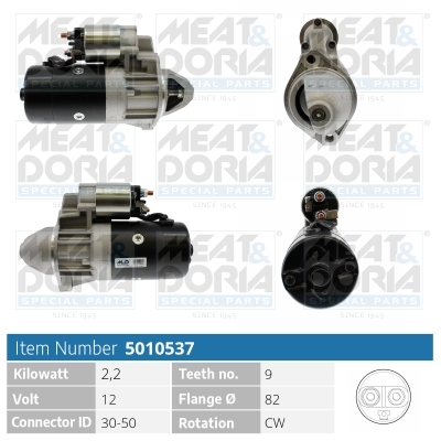 MEAT & DORIA Starter 5010537 for VOLVO VAG