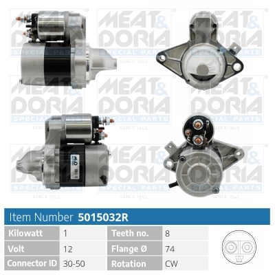 MEAT & DORIA Starter 5015032r for CITROËN/PEUGEOT TOYOTA