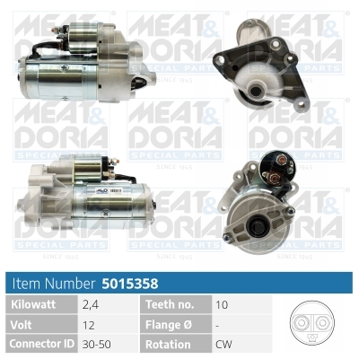 MEAT & DORIA Starter 5015358 for RENAULT
