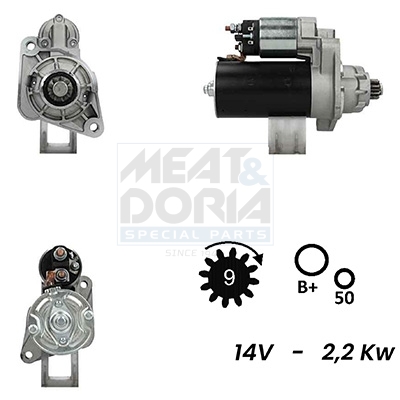 MEAT & DORIA Starter 5010439g for VAG