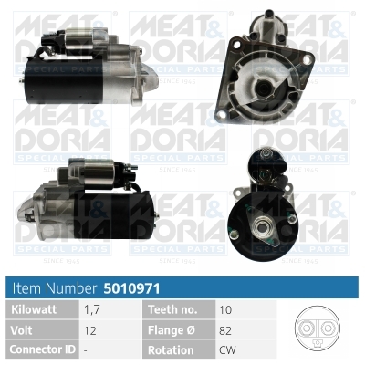 MEAT & DORIA Starter 5010971 for CHRYSLER JEEP