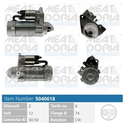 MEAT & DORIA 5040618 for TOYOTA
