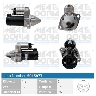 MEAT & DORIA Starter 5015877 for VOLVO