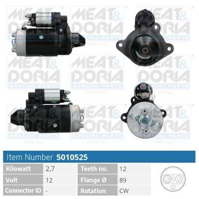 MEAT & DORIA Starter 5010525 for VOLVO FORD