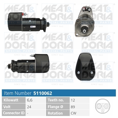 MEAT & DORIA 5110062 for VOLVO LANCIA IVECO MERCEDES-BENZ RENAULT