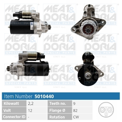 MEAT & DORIA Starter 5010440 for VAG