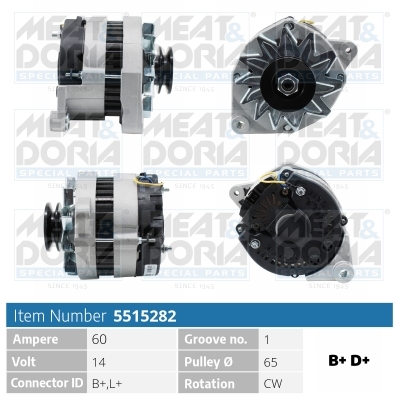 MEAT & DORIA Generator 5515282 for RENAULT ROVER
