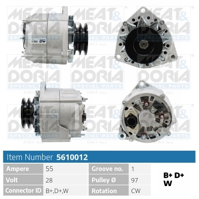 MEAT & DORIA 5610012 for DAF MERCEDES-BENZ