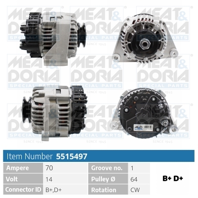 MEAT & DORIA Generator 5515497 for CITROËN/PEUGEOT