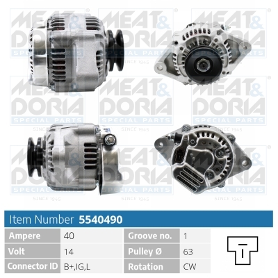 MEAT & DORIA Generator 5540490