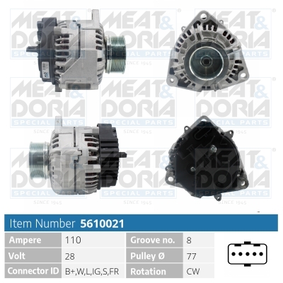 MEAT & DORIA 5610021 for DAF