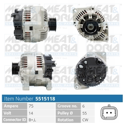 MEAT & DORIA Generator 5515118 for RENAULT