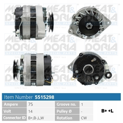 MEAT & DORIA Generator 5515298 for RENAULT