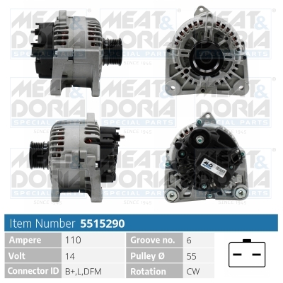 MEAT & DORIA Generator 5515290 for RENAULT