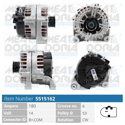 MEAT & DORIA Generator 5515162 for BMW