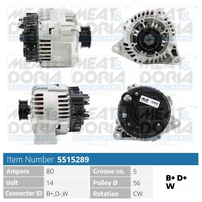 MEAT & DORIA Generator 5515289 for CITROËN/PEUGEOT