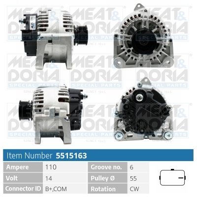 MEAT & DORIA Generator 5515163 for RENAULT