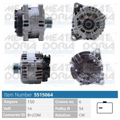 MEAT & DORIA Generator 5515064 for CITROËN/PEUGEOT