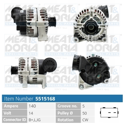 MEAT & DORIA Generator 5515168 for BMW