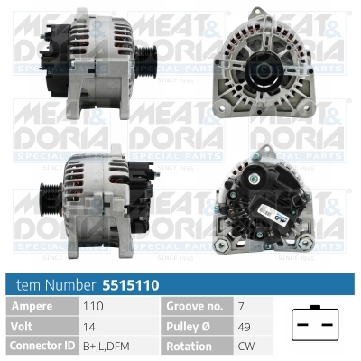 MEAT & DORIA Generator 5515110 for RENAULT