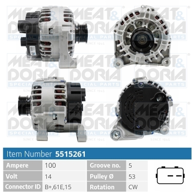 MEAT & DORIA Generator 5515261 for ROVER