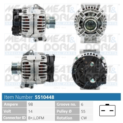 MEAT & DORIA Generator 5510448 for RENAULT