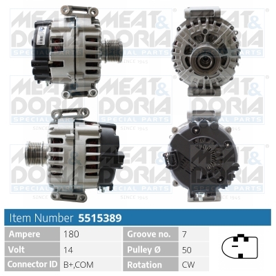 MEAT & DORIA Generator 5515389 for MERCEDES-BENZ