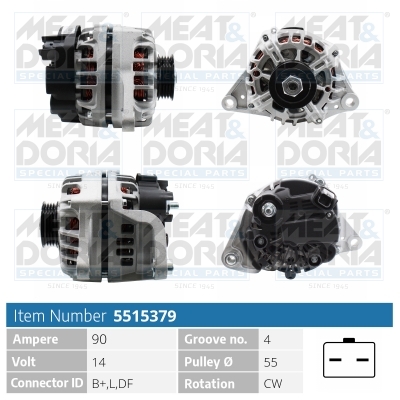 MEAT & DORIA Generator 5515379 for NISSAN
