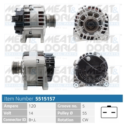 MEAT & DORIA Generator 5515157 for RENAULT