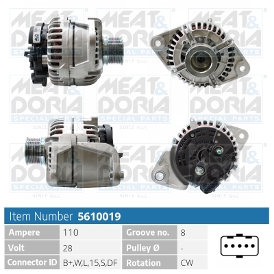 MEAT & DORIA 5610019 for DAF VOLVO MITSUBISHI RENAULT