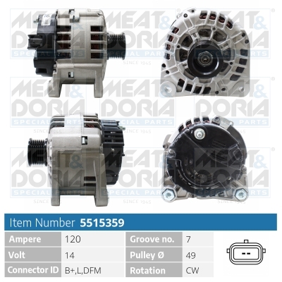MEAT & DORIA Generator 5515359 for RENAULT