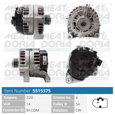 MEAT & DORIA Generator 5515375 for BMW