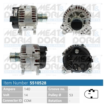 MEAT & DORIA Generator 5510528 for VAG