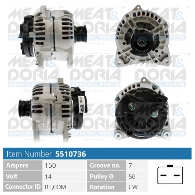 MEAT & DORIA Generator 5510736 for RENAULT