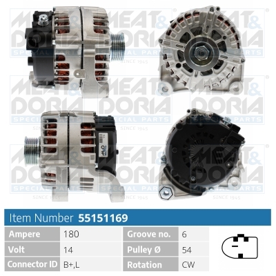 MEAT & DORIA Generator 55151169 for BMW