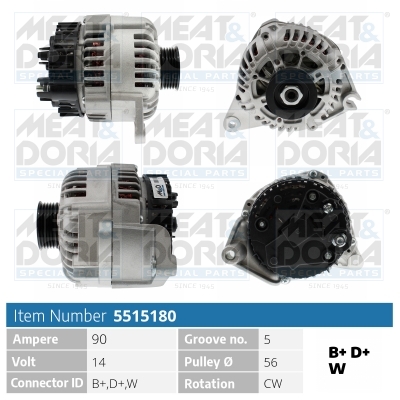 MEAT & DORIA Generator 5515180 for CITROËN/PEUGEOT