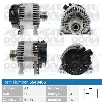 MEAT & DORIA Generator 5540406 for CITROËN/PEUGEOT