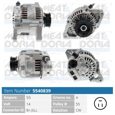 MEAT & DORIA Generator 5540839 for SUZUKI