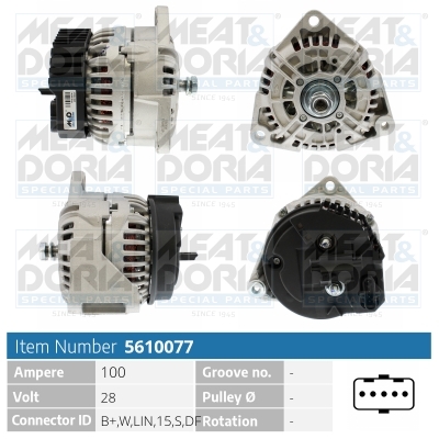 MEAT & DORIA 5610077 for DAF