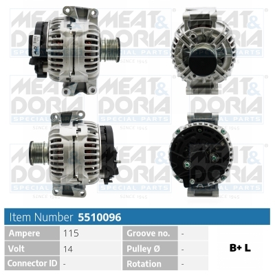 MEAT & DORIA Generator 5510096 for MERCEDES-BENZ