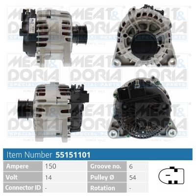 MEAT & DORIA Generator 55151101 for FORD