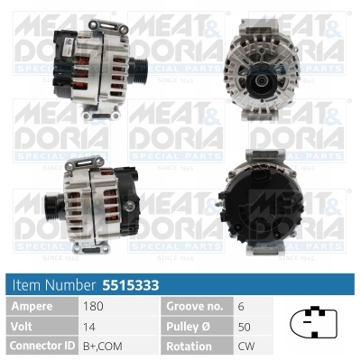 MEAT & DORIA Generator 5515333 for MERCEDES-BENZ