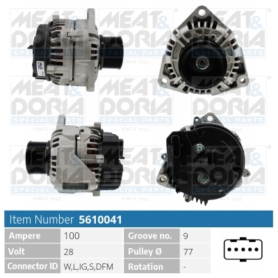 MEAT & DORIA Generator 5610041 for MERCEDES-BENZ