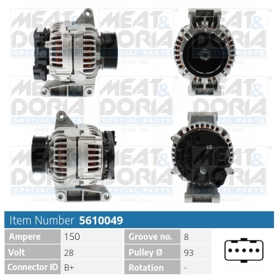 MEAT & DORIA 5610049 for MERCEDES-BENZ